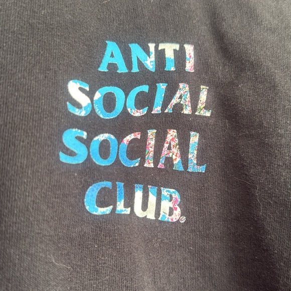 Anti Social Social Club Cherry Blossom Japanese Hoodie Size Small - Picture 2 of 4